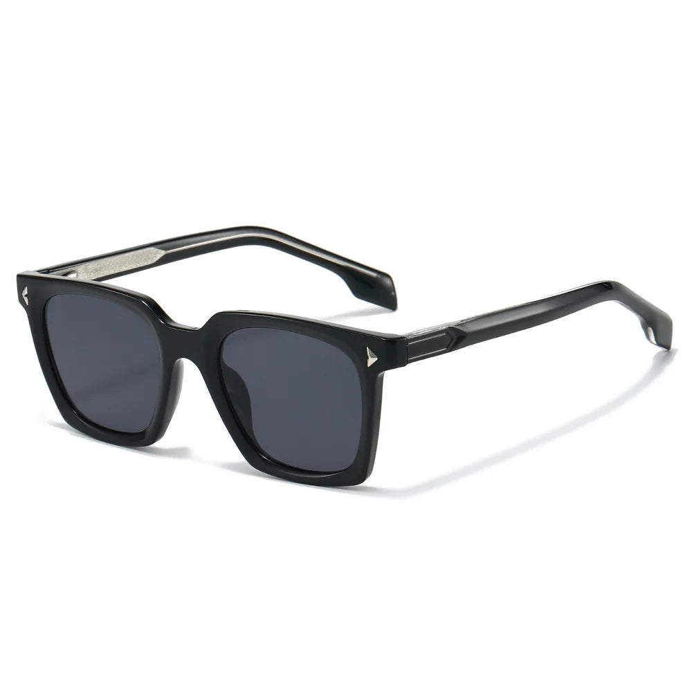 JNPCXI Fashion Sunglasses Men Vintage Square Tr90 Gradient Sun Glasses Outdoor Sports Party Vacation Travel Driving Eyeglasses