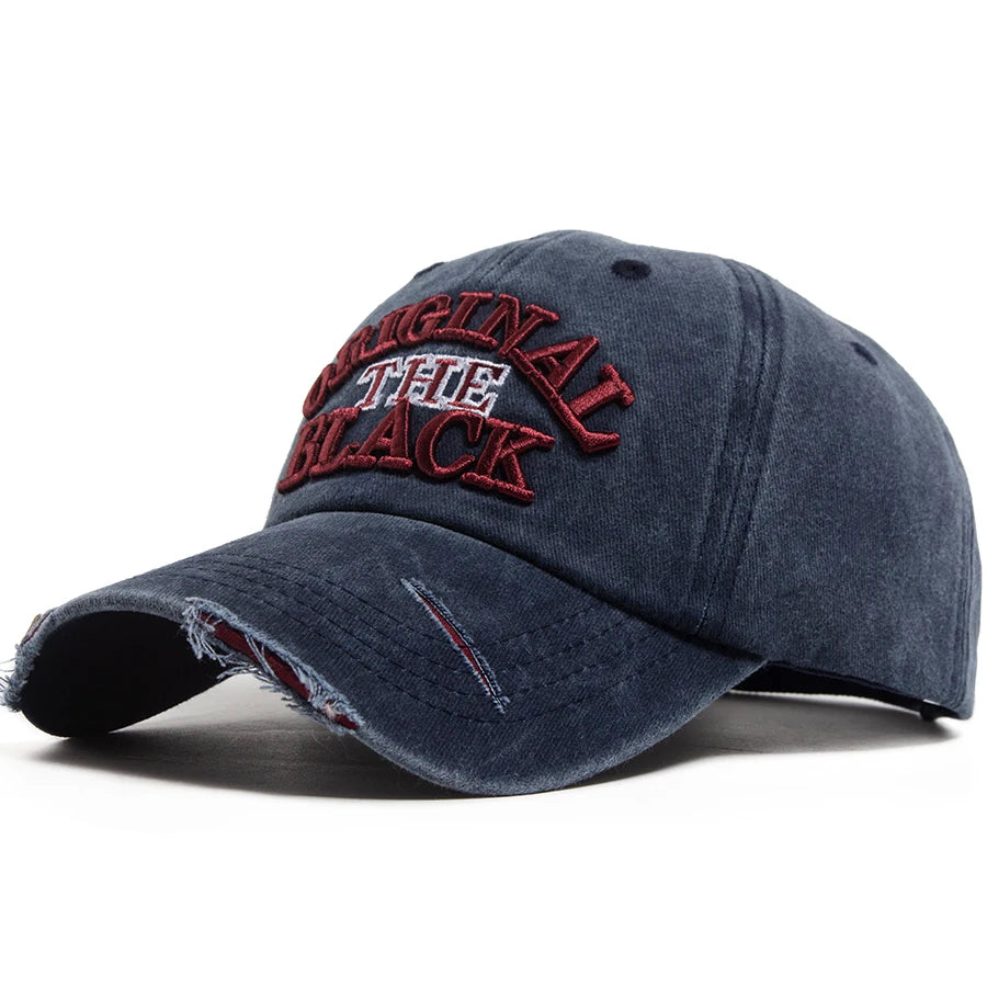 Vintage Baseball Cap Men Women Letter Embroidery Snapback Spring Summer Washed Cotton Hat Visor Fashion Caps For Daily Casual