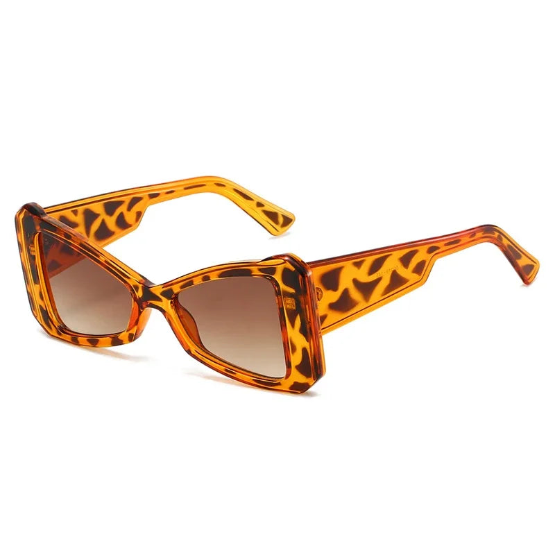 JNPCXI New Retro Cat Eye Candy Color Sunglasses Women Fashion Purple Red Gradient Shades UV400 Men Sun Glasses