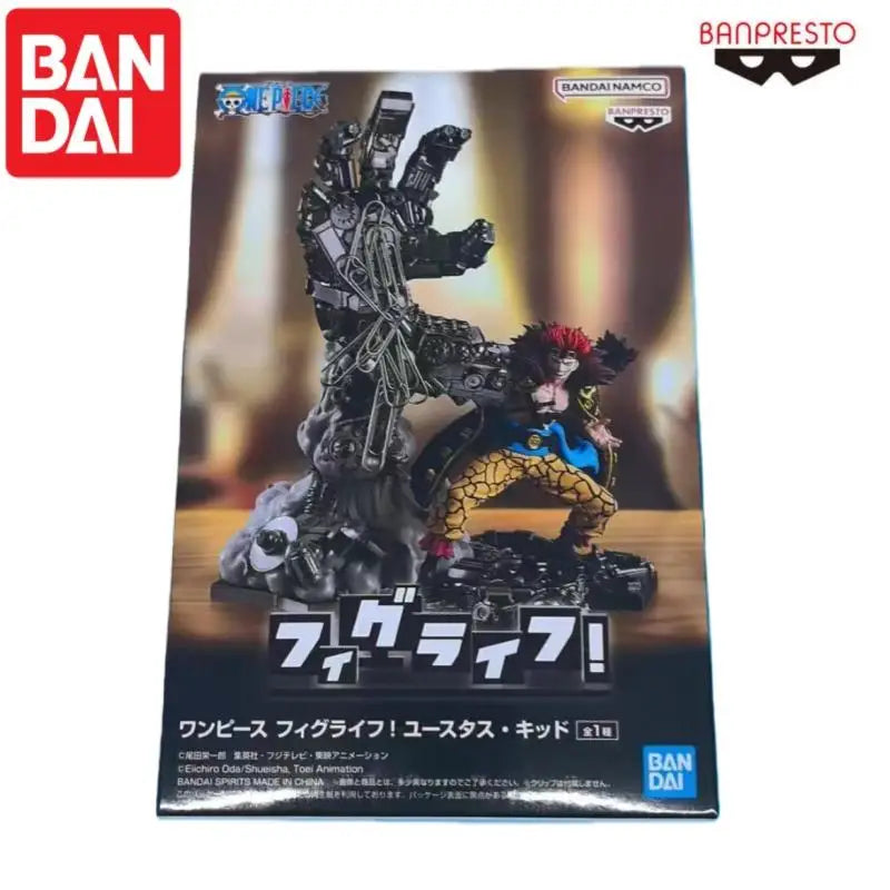 Special OfferIn Stock 100% Original Bandai Banpresto One Piece Figlife Eustass Kid Collector Ornament Figure Mol Toy Gift New an