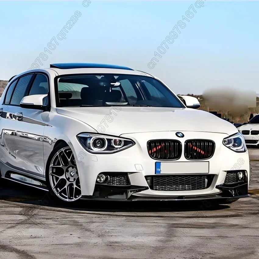 For BMW 1 Series F20 F21 118i 120d 120i M135i LCI M Sport  2012-2014 Car Front Bumper Lip Spoiler Splitter Diffuser Bodykits