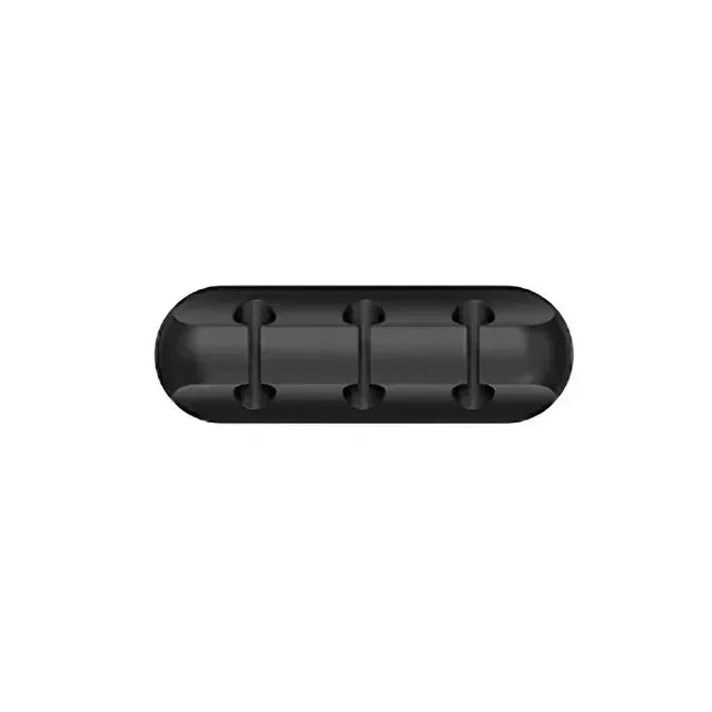 Cable Cord Wire Organizer Silicone USB Cable Winder Management Clips Self Adhesive for Mouse Keyboard Headset For iPhone Huawei
