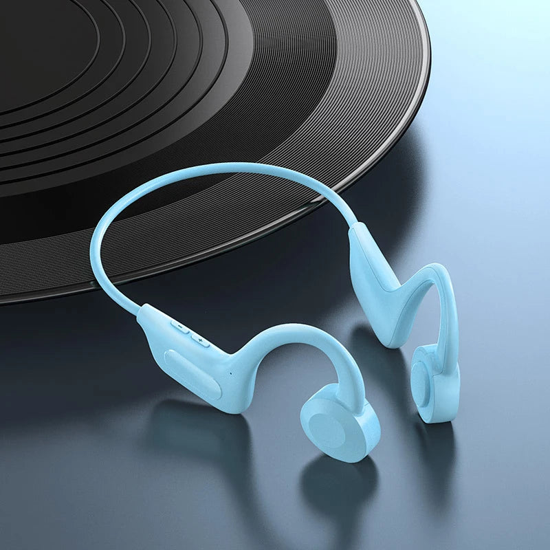 NEW Bone Conduction Swimming Headphones Bluetooth 5.4 IPX8 Waterproof Not In-Ear Wireless Plug-in Card Sports Headphones 2026