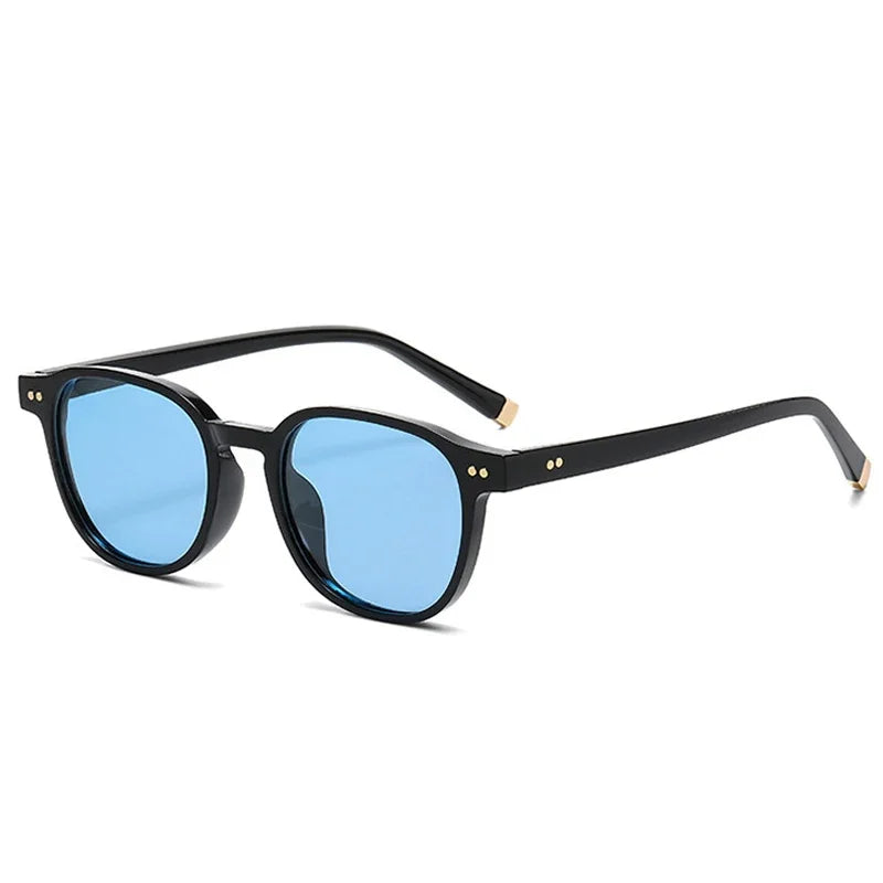 JNPCXI Retro Square Women Polarized Sunglasses Fashion Rivets Decoration Men Punk Driving Sun Glasses Shades UV400