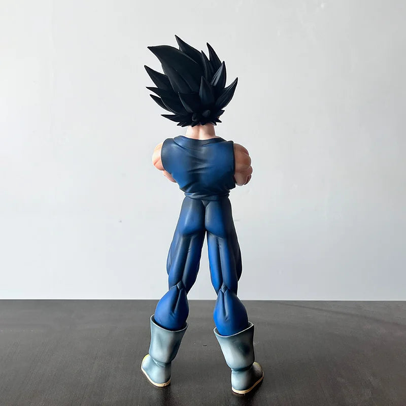 New Dragon Ball Z Majin Vegeta Figure Replace Head Vegeta Super Saiyan Action Figures 27cm/10.63inch Collection Model Toys Gifts