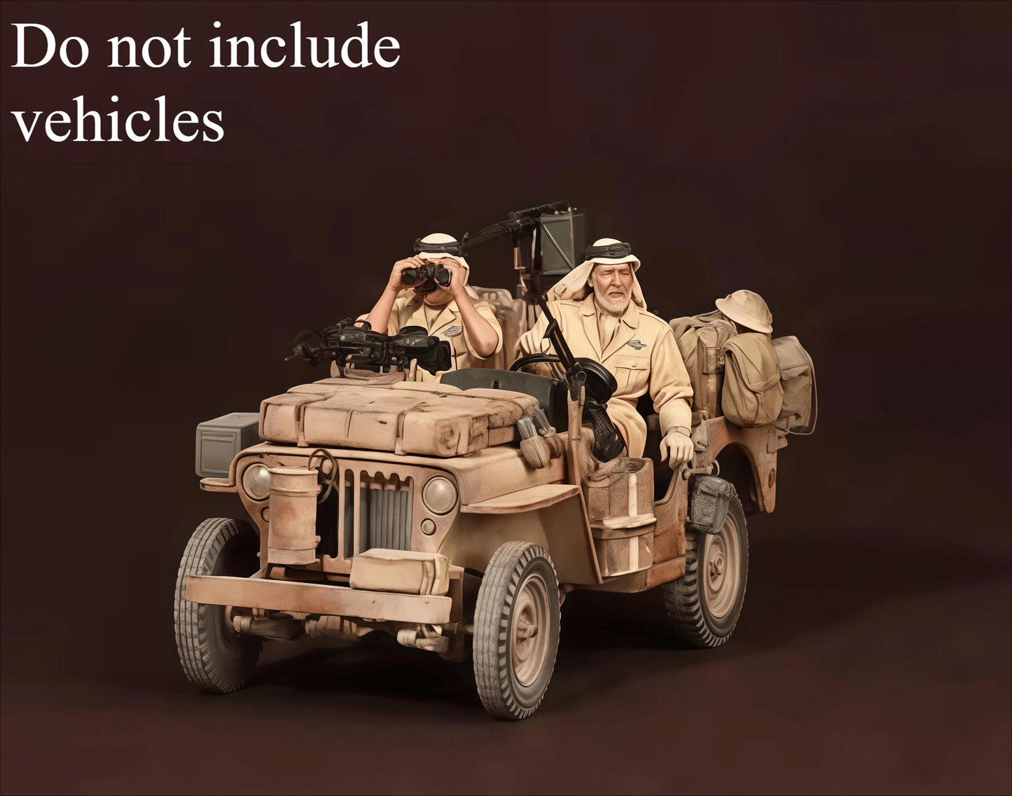 1: 35 Cast Resin Model Assembly Kit GK, Tank Team of 2 People, Unpainted Needs To Be Assembled