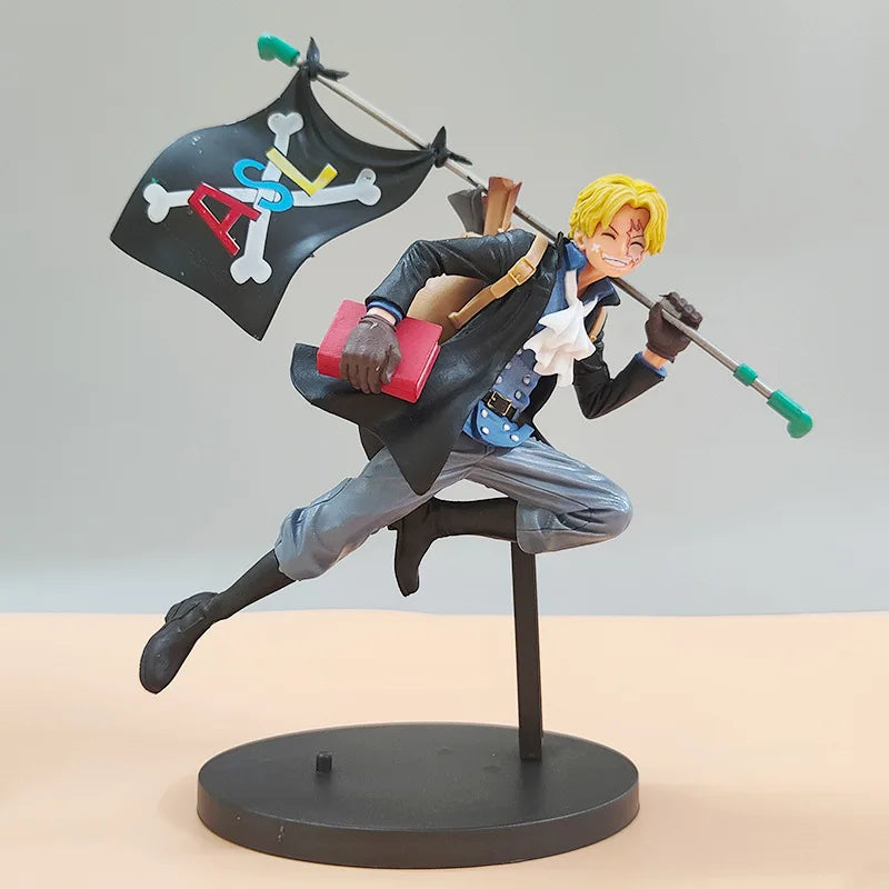 Bandai One Piece Figure Luffy 3 Brothers 3PCS/Set Of Sabo Ace Luffy Anime Model