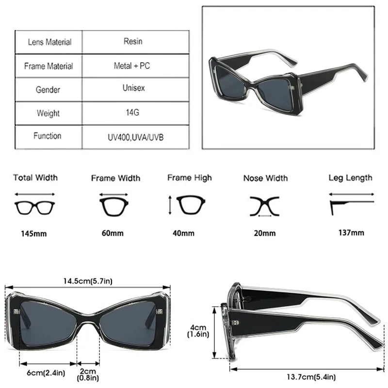 JNPCXI New Retro Cat Eye Candy Color Sunglasses Women Fashion Purple Red Gradient Shades UV400 Men Sun Glasses