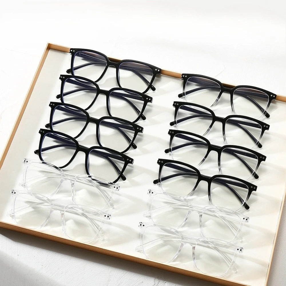 12pcs Lightweight and Fashionable Decorative Lenses Are Used for Parties, Events, and Daily Wear.