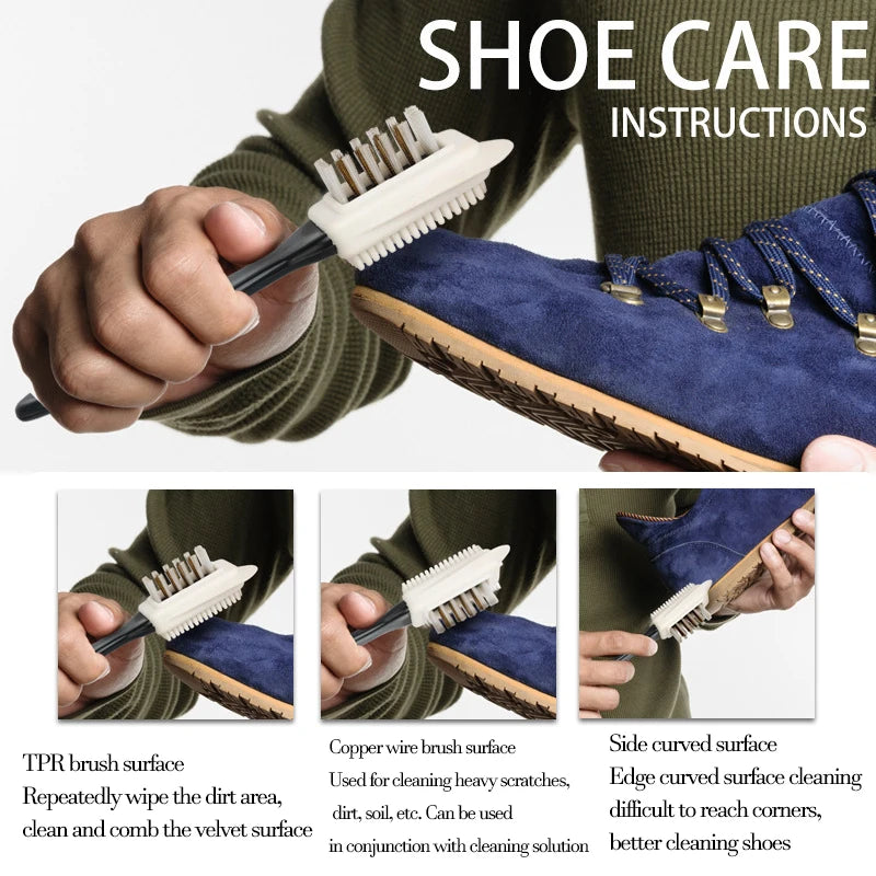 Shoe Brush for Sneakers Suede Brush Shoe Cleaning Suede Boots Sneakers Cleaner