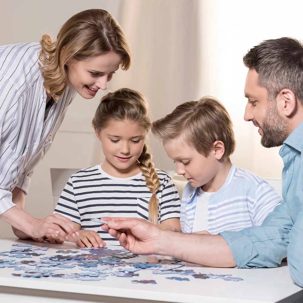 MaxRenard Jigsaw Puzzle 1000 Pieces for Adult Monet Sunrise Impression Environmentally Friendly Paper Christmas Gift Toy