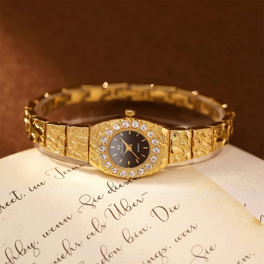 Bee Sister Watches for Woman Girlfriend Quartz Ladies Watches Luxury Niche Waterproof Fashionable Wristwatch Women Elegant
