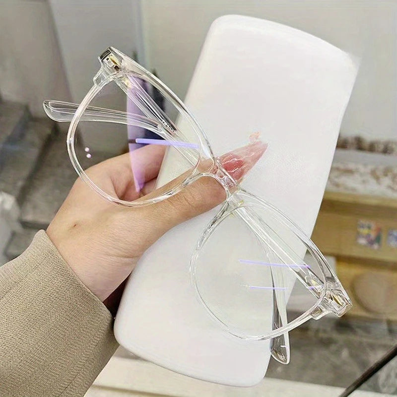 1pc Blue Light Blocking Glasses  Clear Lens For Women & Men