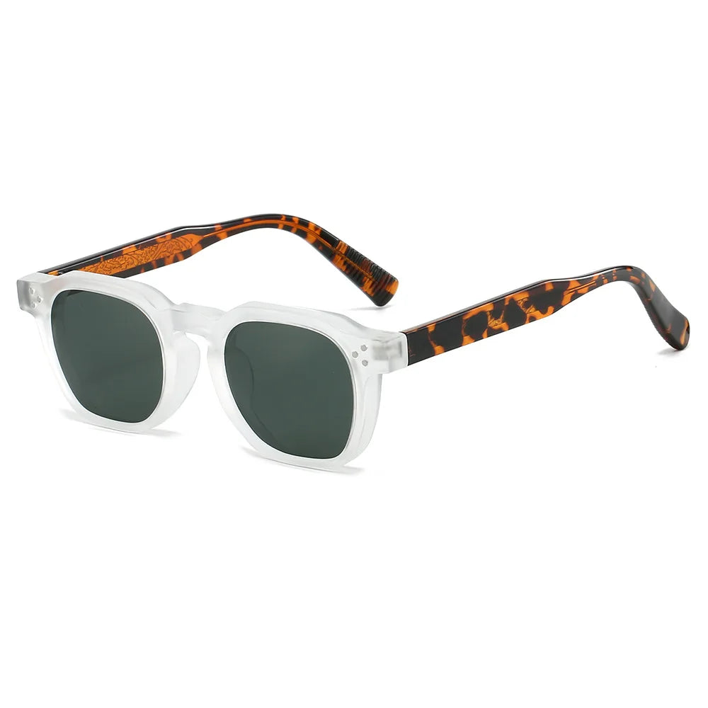 JNPCXI Wholesale New Square Retro Sunglasses Men Fashion Punk Sun Glasses Women Travel Eyewear Lunette De Soleil Femme UV400