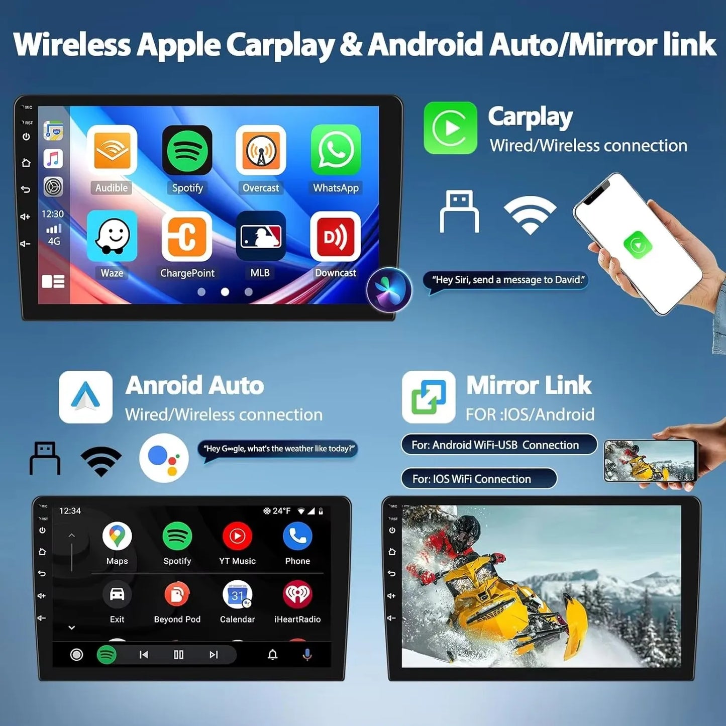 Android 15 For Nissan X-Trail X Trail X - Trail 1 T30 2000 - 2007 2K QLED CarPlay Auto Car Radio Multimedia Video Player GPS