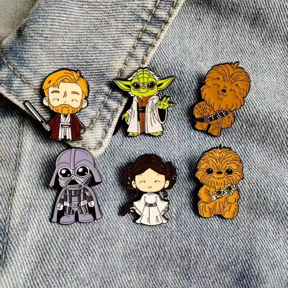 6pcs  Brooch Set for Women Enamel Pins -  Women Lapel Backpack Badges Fashion Jewelry Accessory Gift
