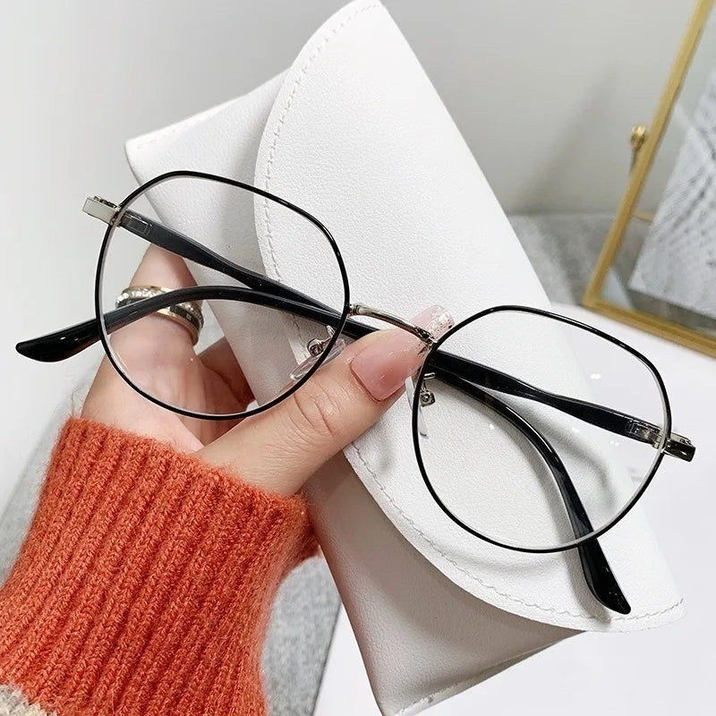 Fashion Reading Glasses for Women Men's Anti Blue Light Presbyopic Glasses With Grade +100 to +400