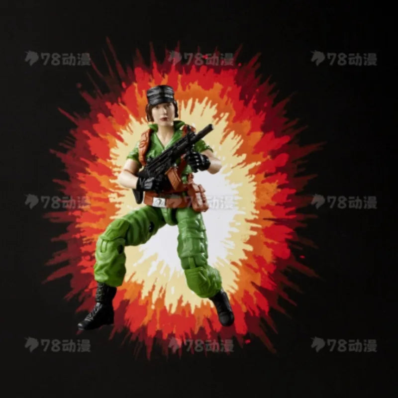 Original Hasbro G.I. Joe Classified Series Retro Collection Lady Jaye Action Toys Figure Models Collection