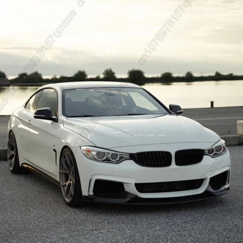 Car Front Bumper Lip For BMW 4 Series F32 F33 F36 420i 425i 430i 440i M440i 2014-2020 Spoiler Splitter Diffuser Cover Guard Trim