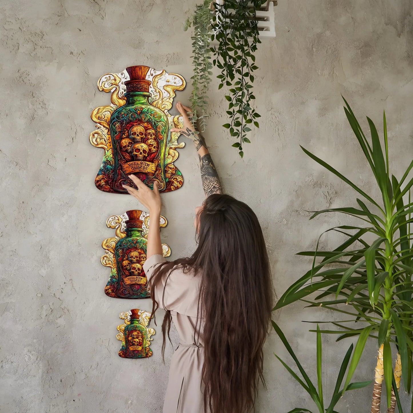 Creative Interesting Wooden Jigsaw Puzzle Wooden Home Decor Christmas and Halloween Gift Toy For Teen And Kid