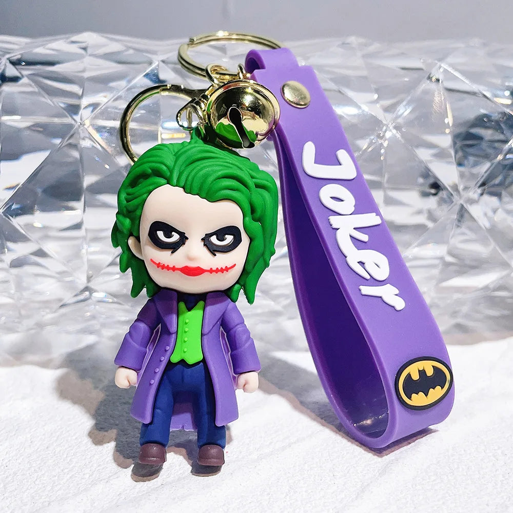 Anime Character Collection Series, DC Comic Joker Batman Action Figure Key Chain