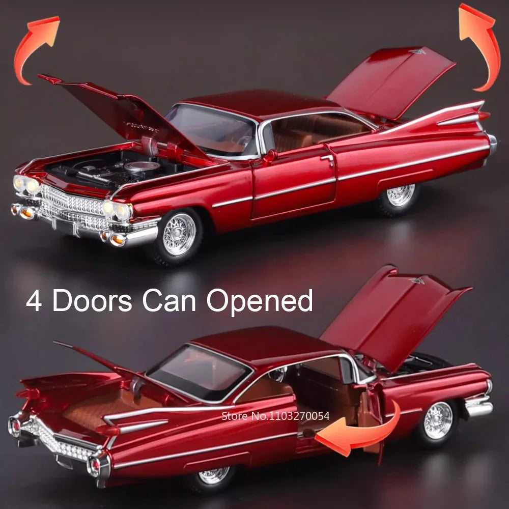 1:32 Eldorado BYD U9 Alloy Sports Car Model Ornament Toy Sound Light Pull Back Doors Opened Miniature Vehcie Boy Collection Gift