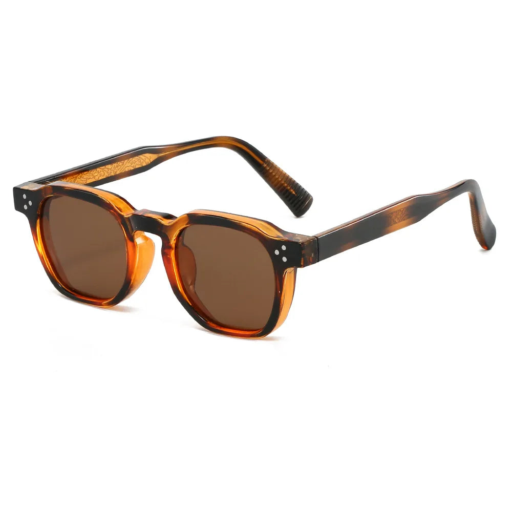 JNPCXI Wholesale New Square Retro Sunglasses Men Fashion Punk Sun Glasses Women Travel Eyewear Lunette De Soleil Femme UV400