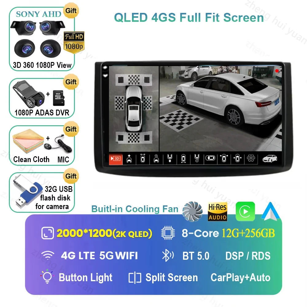 For Chevrolet Aveo T250 2006 - 2012 Nexia 1 2020 2021 - 2022 Android 16 CarPlay Auto Car Radio Multimedia navigation video DVD