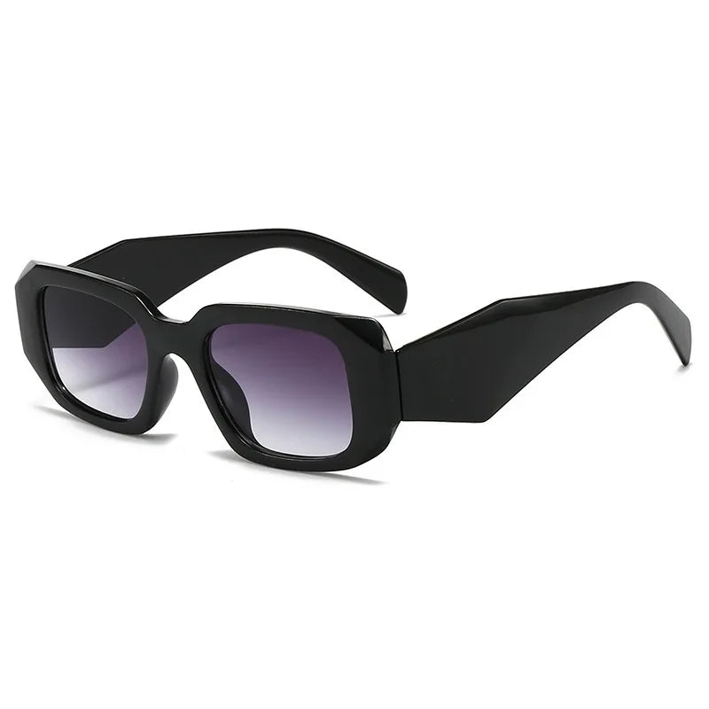 Stylish Rectangular Fashion Glasses for Men & Women Perfect for Parties Nightclubs Durable PC Frame Decorative Glasses