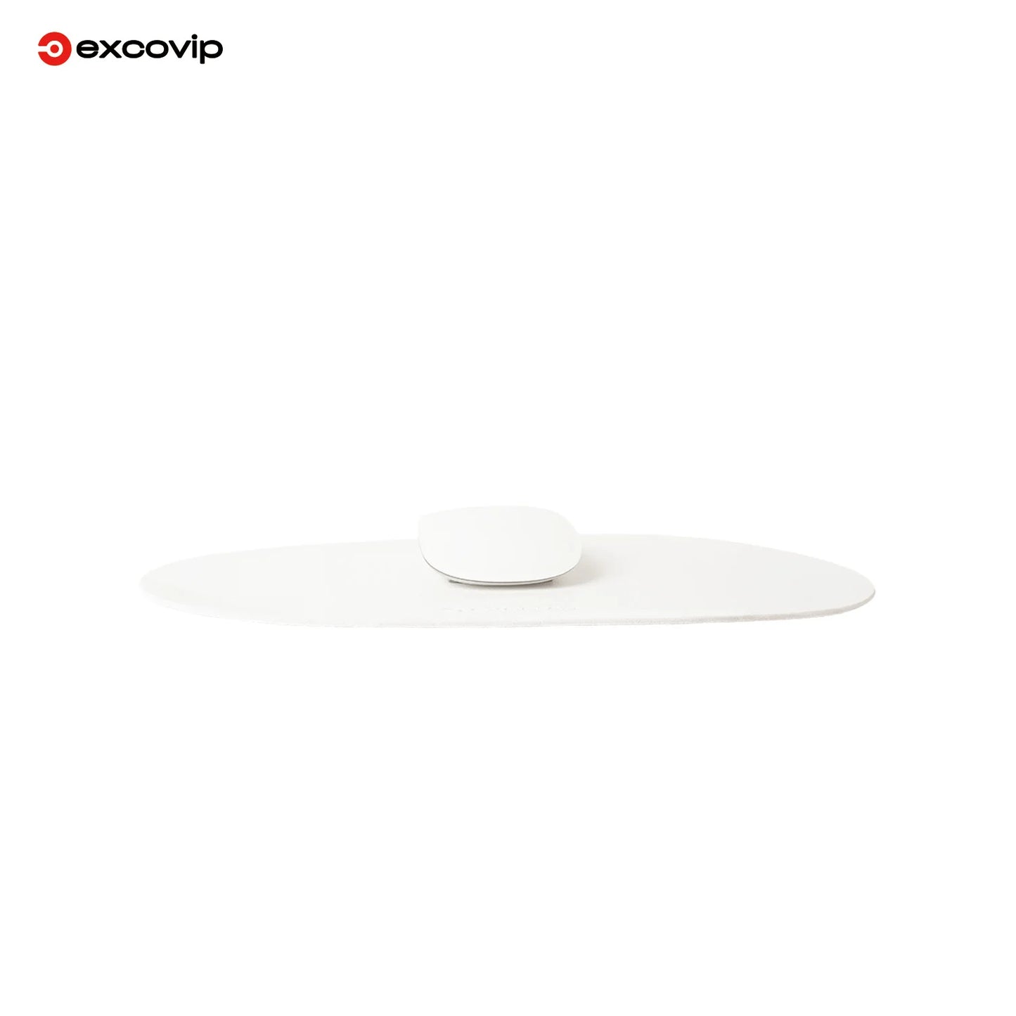 EXCO Mini Leather Mouse Pad Office PU Mousepad Small Portable with Non-Slip Base for Home Laptop Computer Waterproof