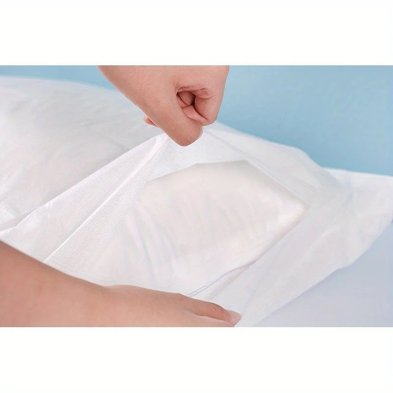Premium Disposable Pillowcases - Thick, Breathable & Dirt-Proof for Hotels, Beauty Salons & Travel (Pillow Inserts Not Included)