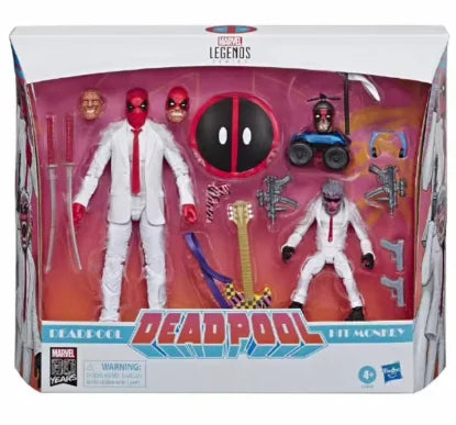 Original Hasbro Marvel Legends Series DEADPOOL & HT-MONKEY Anime Figure Toy Collection Model