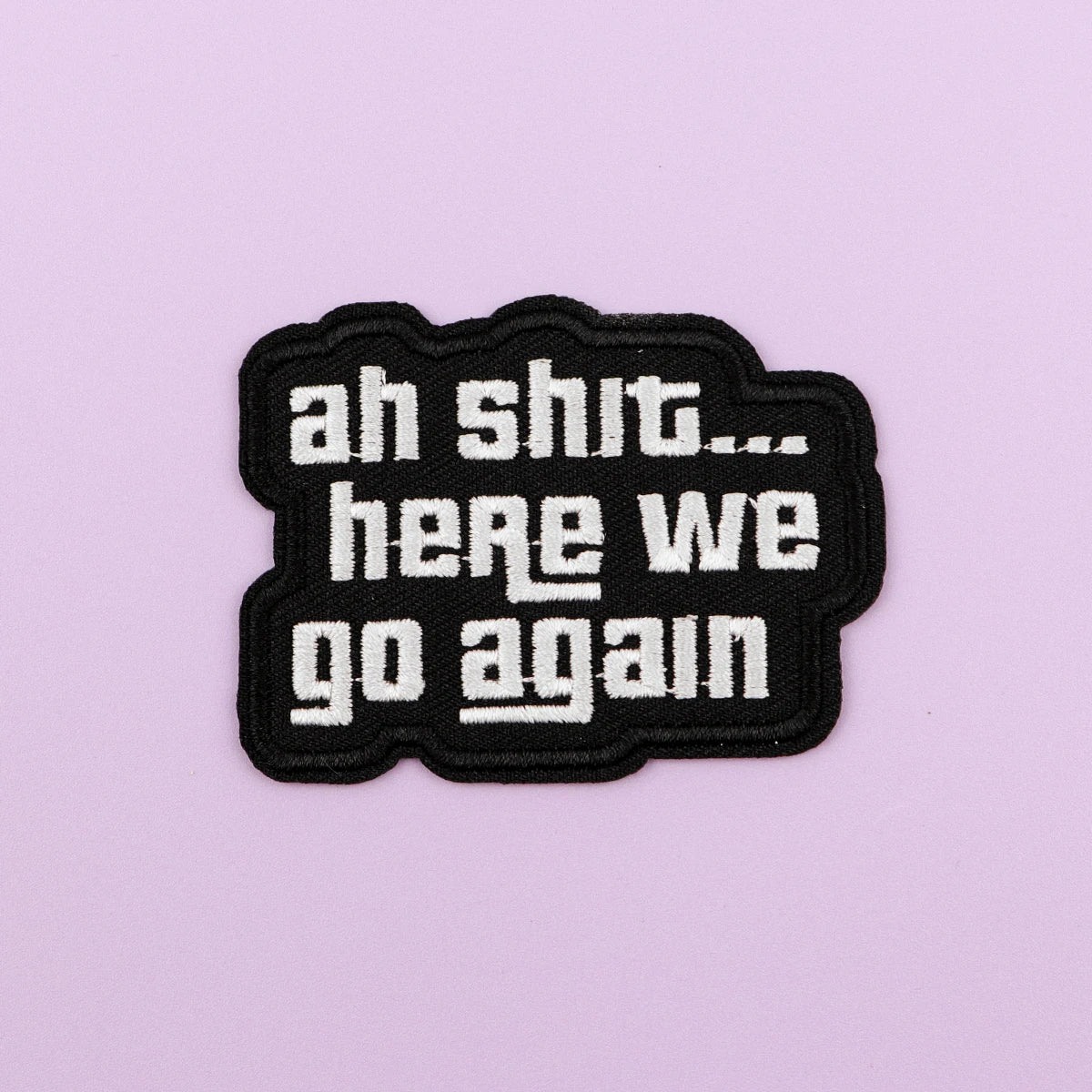 Quotes Iron On Patch Clothes Patch For Clothing Black Embroidered Patch Garment Apparel Accessories Sewing Stickers