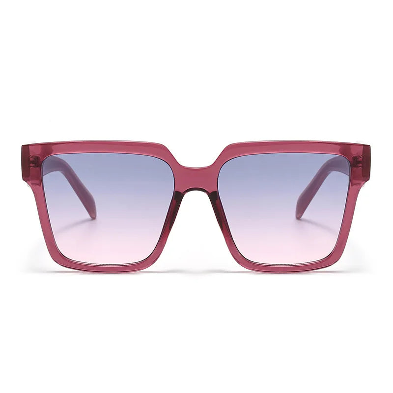 JNPCXI New Vintage Square Sunglasses Men Women Retro Purple Sun Glasses Unisex Ins Popular Shades Women Eyewear UV400