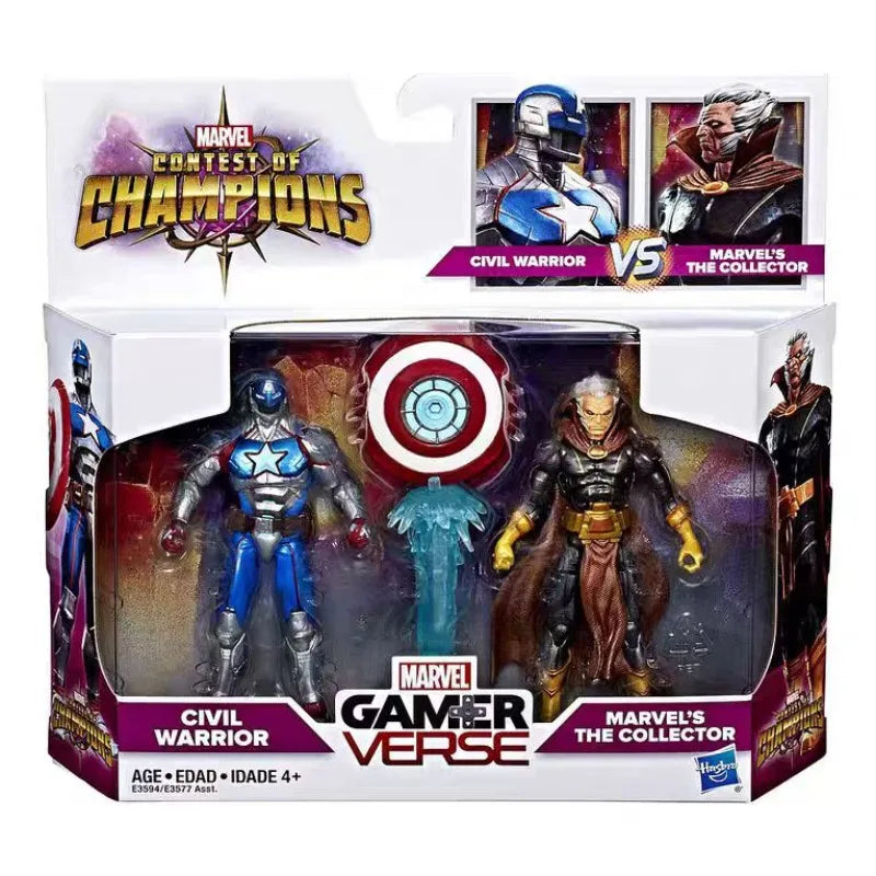 Original Hasbro Marvel GAMER VERSE CIVIL WARRIOR & THE COLLECTOR Action Toy Figure