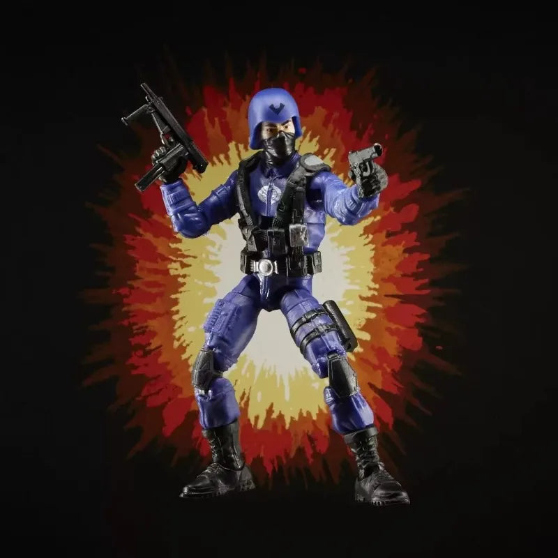 Original Hasbro G.I. Joe Classified Series Retro Hanging Card COBRA TROOPER/OFFICER/Grant/STALKER Anime Figure Collection Toys