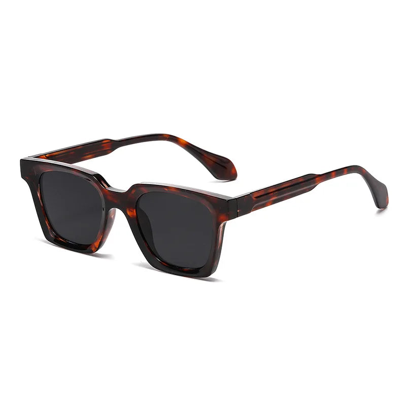JNPCXI New Square Double Color Sunglasses Women Fashion Shades UV400 Men Trending Sun Glasses