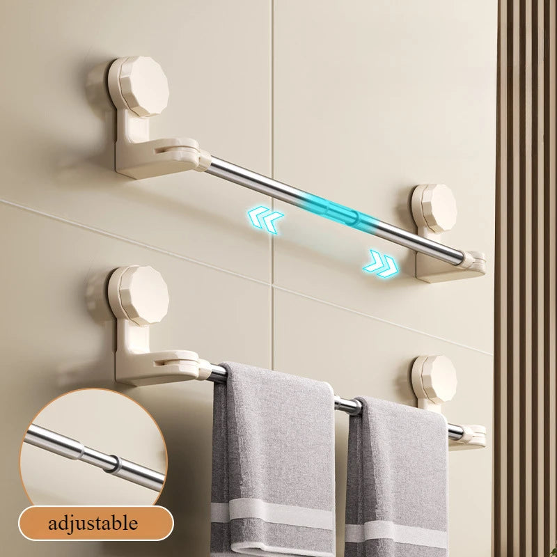 Wall-Mounted Towel Rack Featuring a Strong Suction Cup, Making It an Ideal Choice for Bathrooms,Valentine'S Day And Easter Gifts