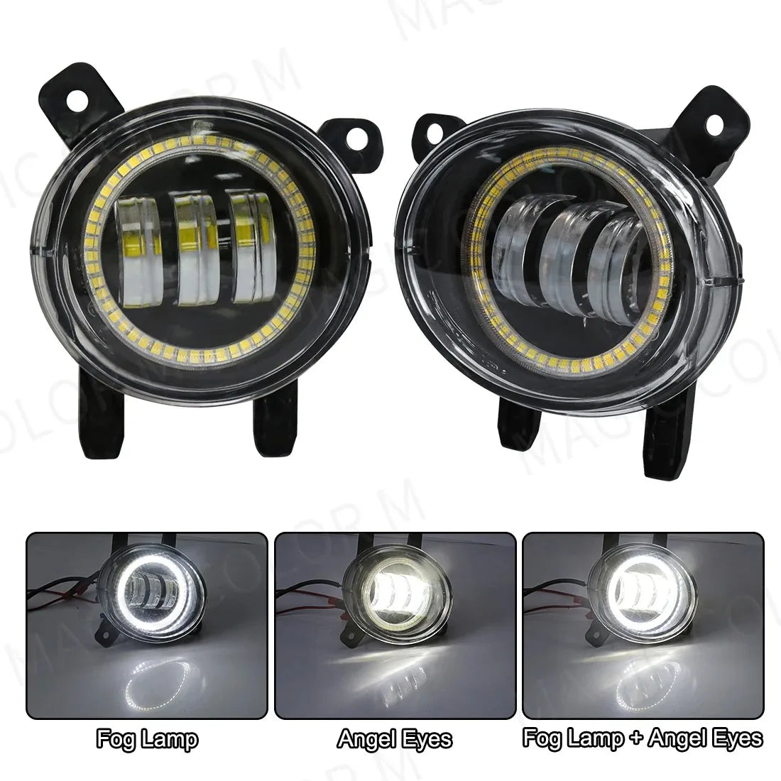 For BMW F20 F21 F22 F23 F45 F46 F30 F31 F34 F35 LED Fog Light Headlight Front Driving Lamp Waterproof Auto Car Accessories 12V