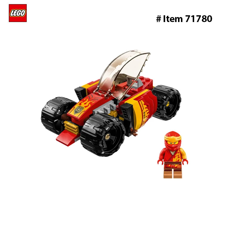 Lego 71780 NINJAGO Kai's Ninja Race Car EVO, 20in1 Racing Car Building Toy Set