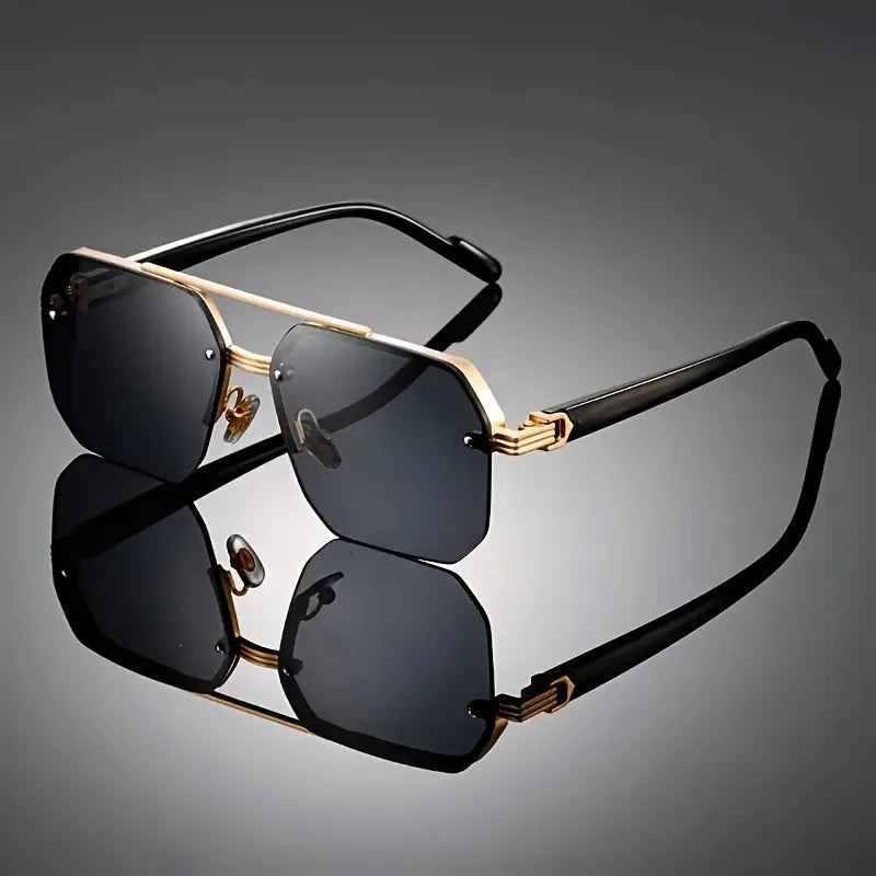 Men'S Classic Square Fashion Glasses Business Casual Style Durable Stylish for Everyday Use Stylish Eyewear