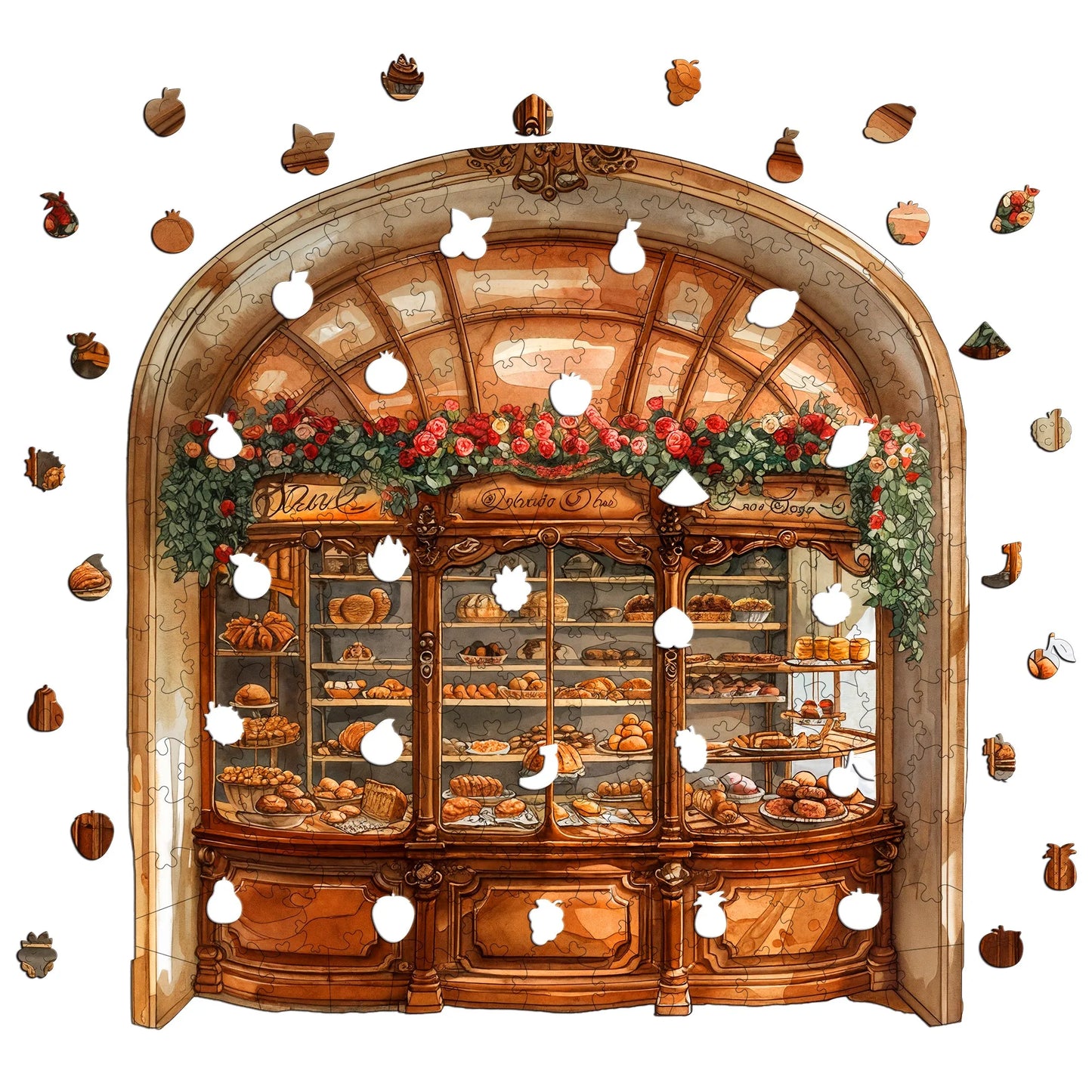 Interesting Wooden Jigsaw Puzzle Artistic Home Decor Christmas and Halloween Gift Toy For Teen And Kid