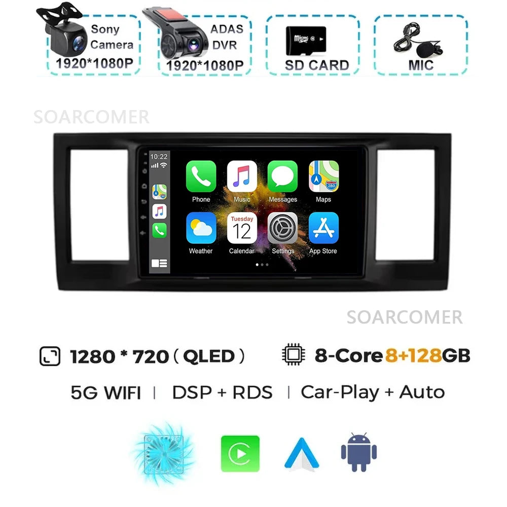For VW Volkswagen Caravelle 6 T6 2015-2020 GPS DVD DSP Car Radio Multimedia Video Player Android 15 Auto Carplay Navigation