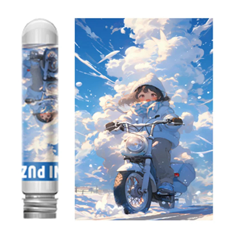 150pcs Mini Puzzle Adult Edition High Difficulty Super Difficult 150 Pieces Pocket Test Tube Advanced Puzzle Adult Puzzle Jigsaw