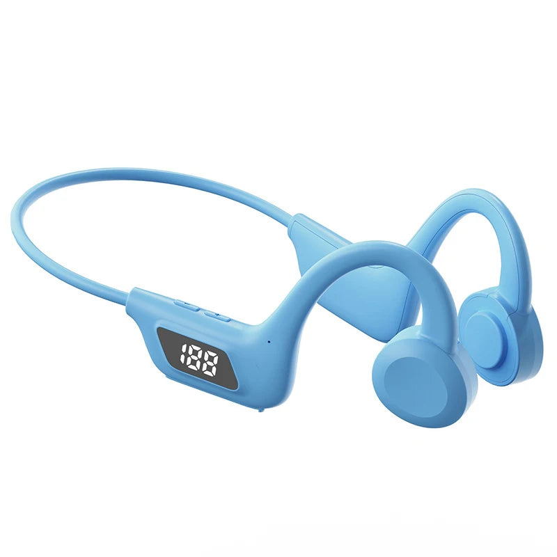 New BMAD Bone Conduction Headphones Wireless Bluetooth 5.4 IPX8 Waterproof Noise Canceling Headphones Painless Wear for Swimming