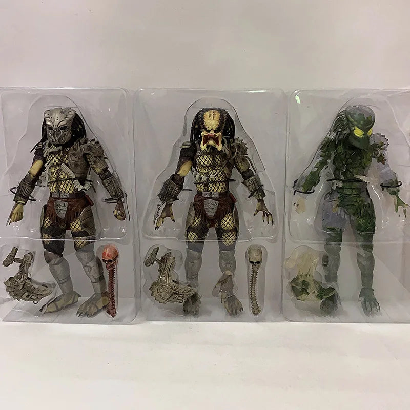 Aliens vs Predator Jungle Hunter 30th Anniversary Unmasked Masked Action Figure