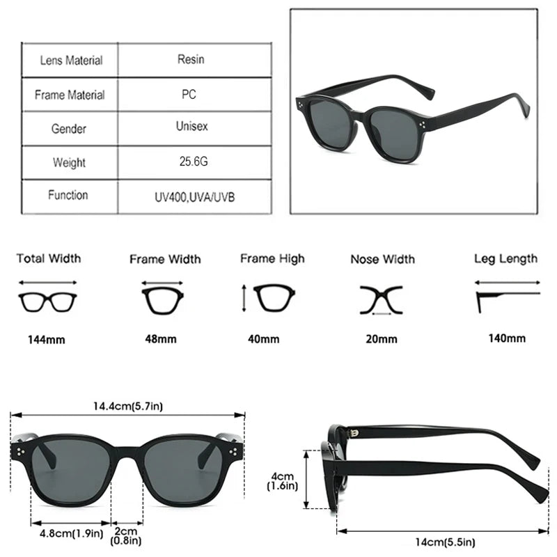 JNPCXI New Square Women Rivets Sunglasses Gradient Shades Men Sun Glasses UV400