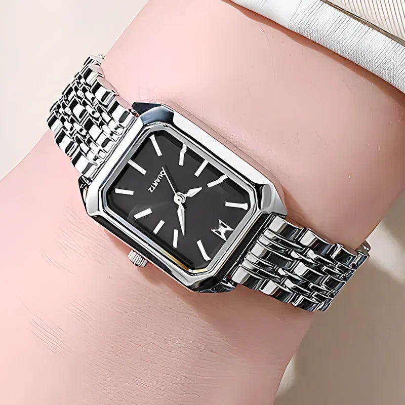 Fashion Women's Watches Gold Steel Strap Luxury Ladies Quartz Wristwatches Qualities Female Roman Scale Clock relógio feminino
