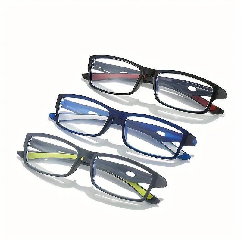 6 Pairs of Ultra Light Sports Reading Glasses for Both Men and Women Drop Resistant Fatigue Reducing+1.0 To+4.0 Degrees