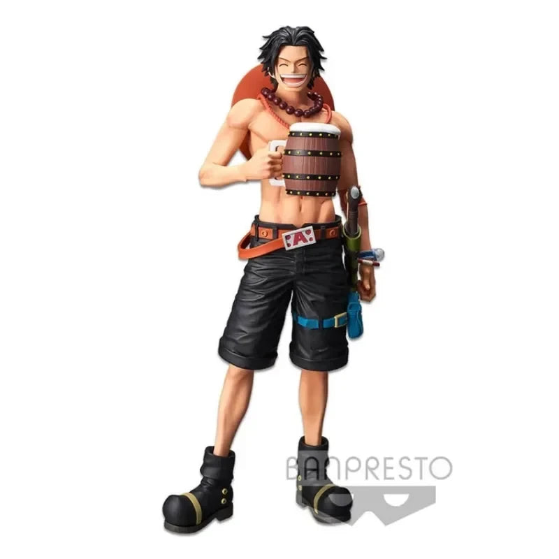 【IN STOCK】Original Banpresto Grandista Nero One Piece Portgas D. Ace 28cm Figure PVC Collectible Model Toy Gift